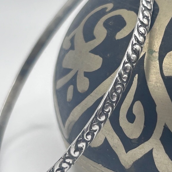 Vintage Sterling Silver Bangle by Beau Sterling - Picture 10 of 10